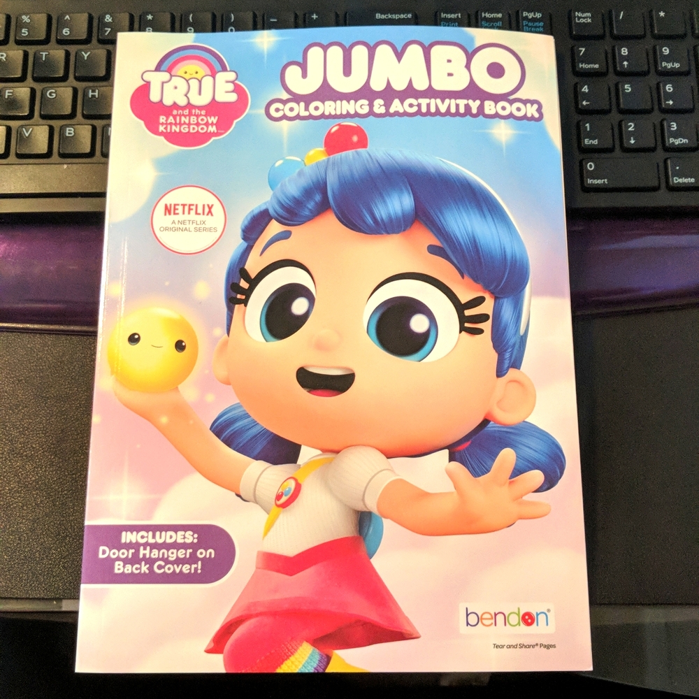 True Rainbow Kingdom Coloring Book